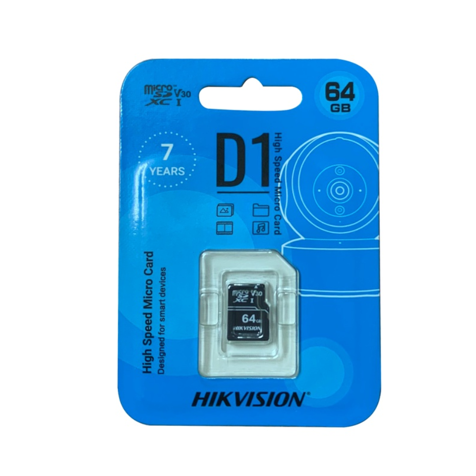 Thẻ nhớ MicroSD Hikvision Class 10 D1 tốc độ cao (64GB)