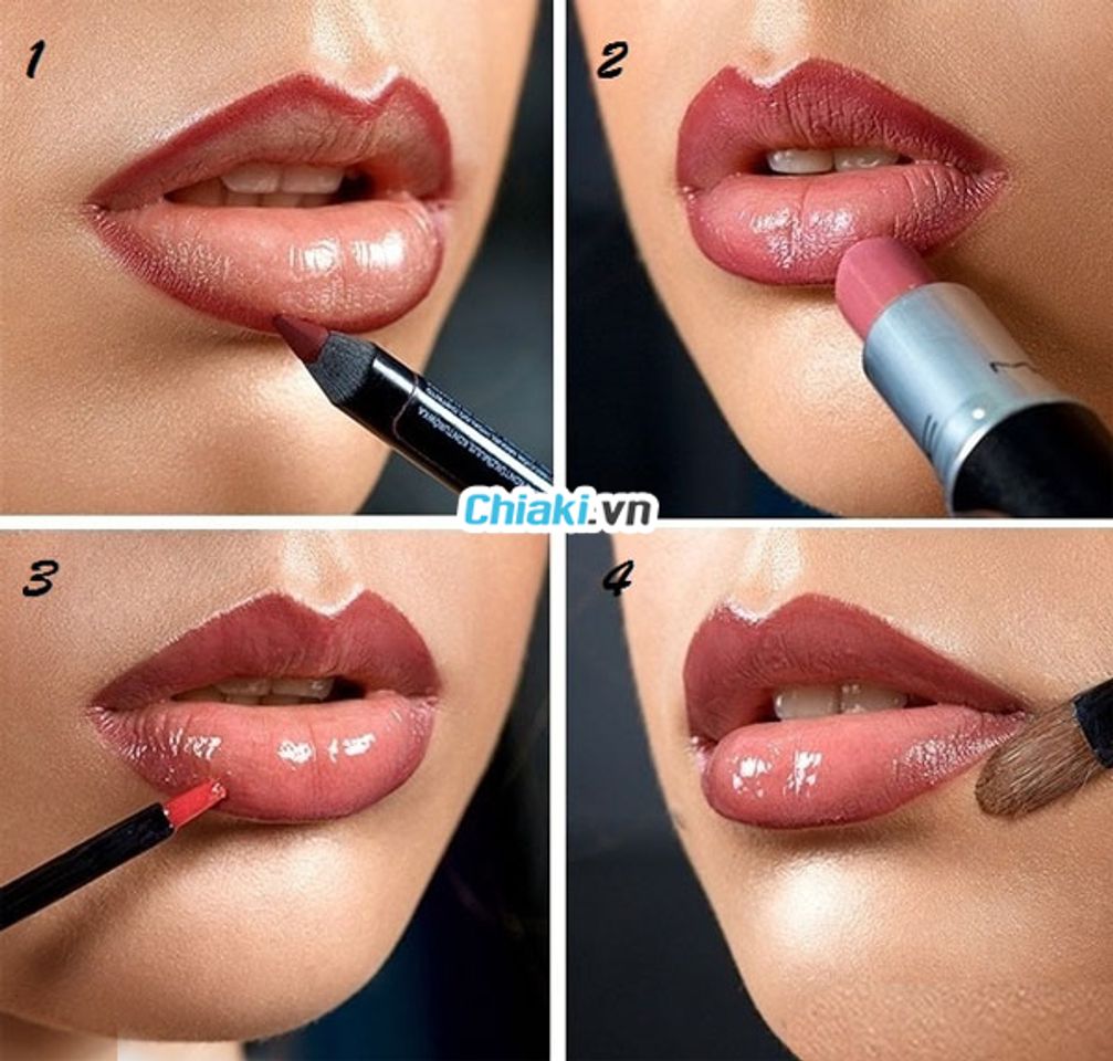 Hướng dẫn c&aacute;ch thoa son m&ocirc;i l&ecirc;n m&agrave;u chuẩn