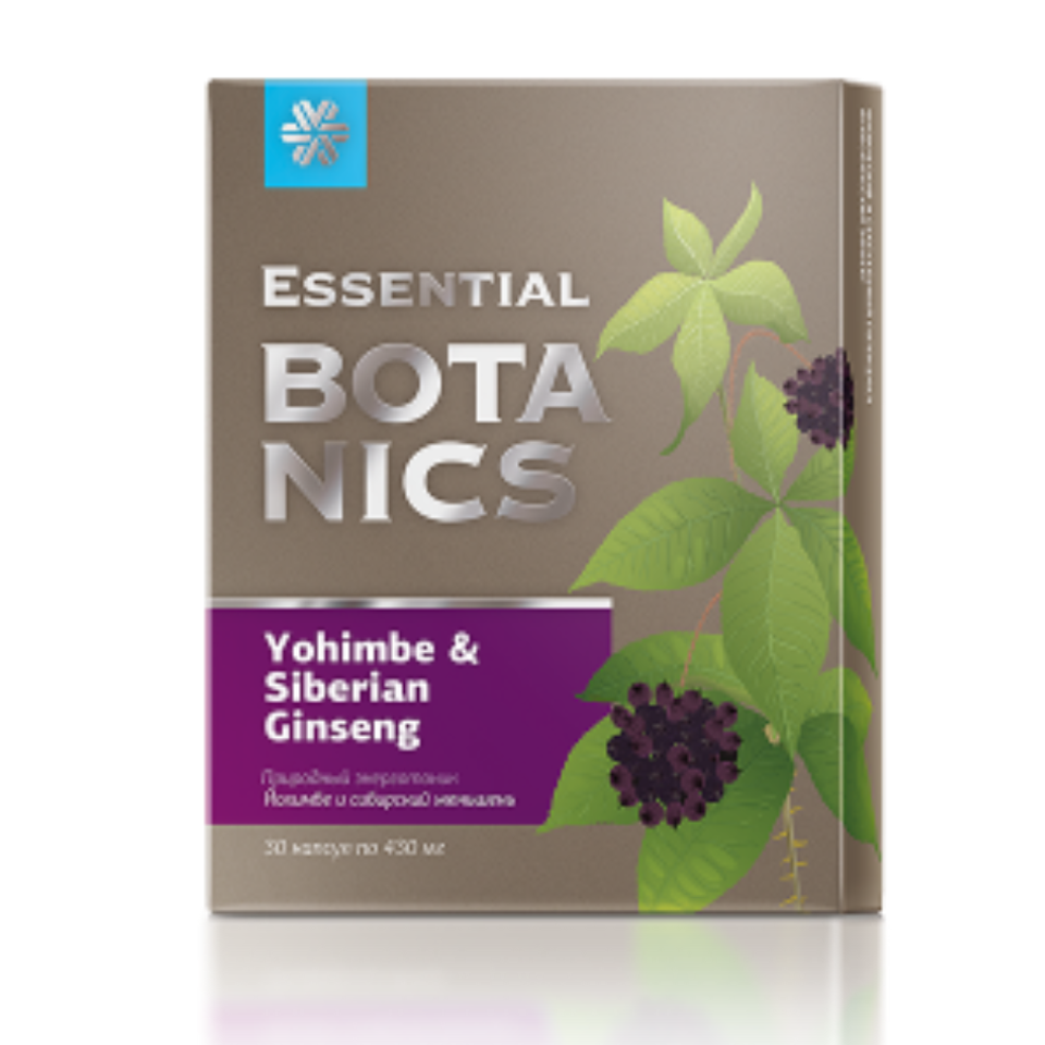 Viên uống Essential Botanics Yohimbe & Siberian Ginseng hỗ trợ sinh lý nam