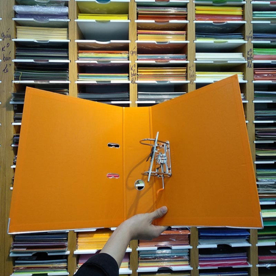 Bìa còng đựng tài liệu, hồ sơ Elephant ELP 2100A4 màu cam