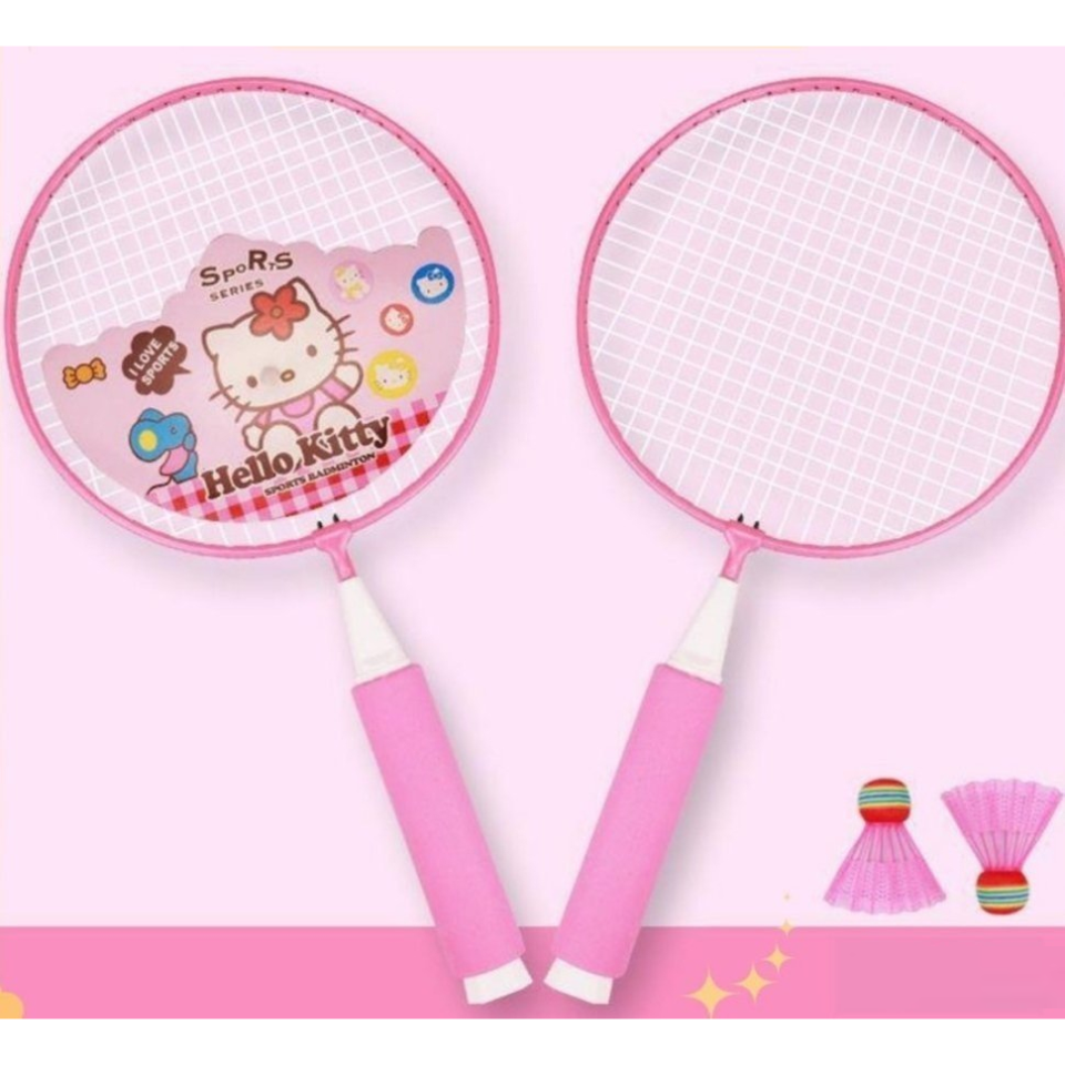 Bộ vợt cầu lông mini cho bé màu hồng