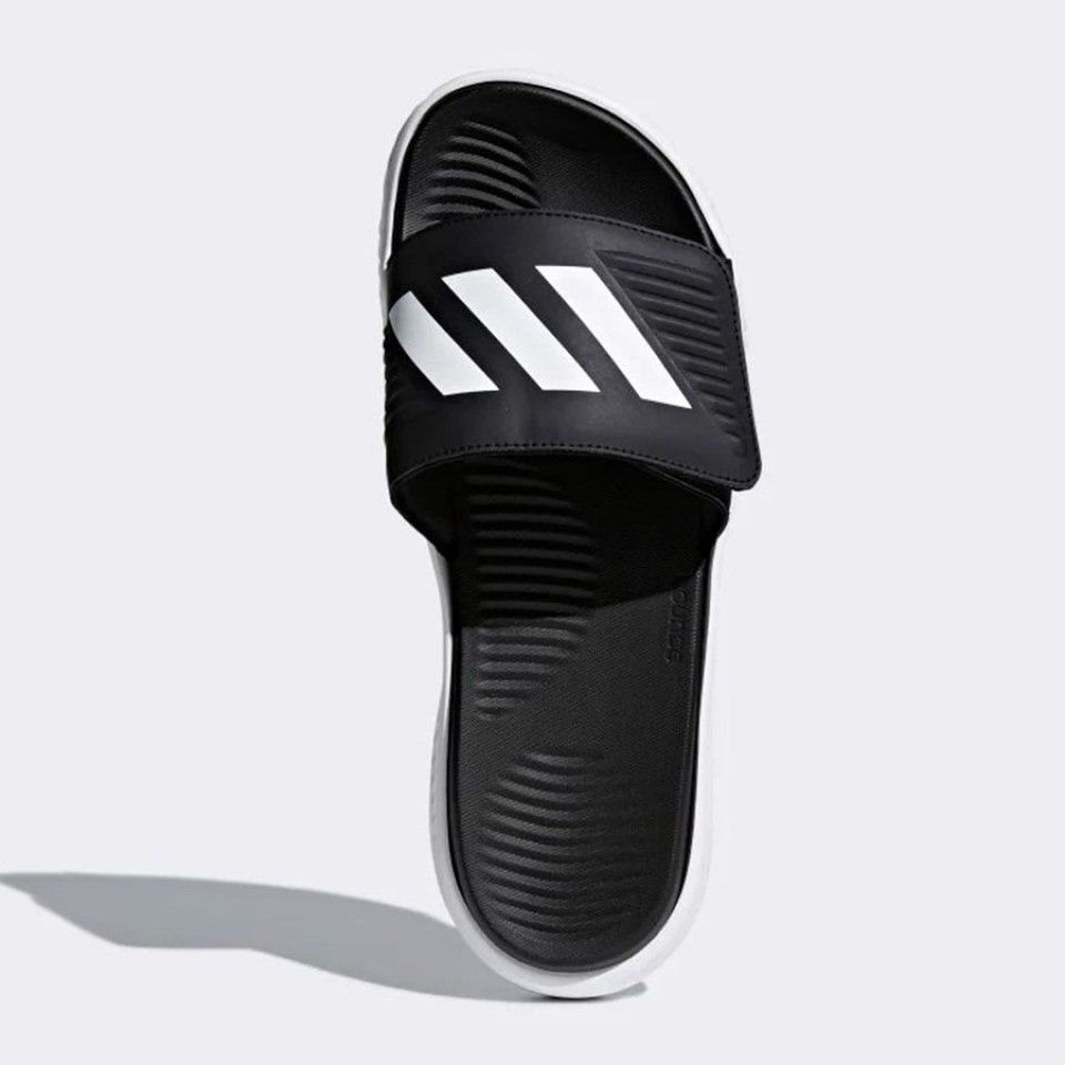Dép Adidas Alphabounce Slide BA8775 màu đen phối trắng
