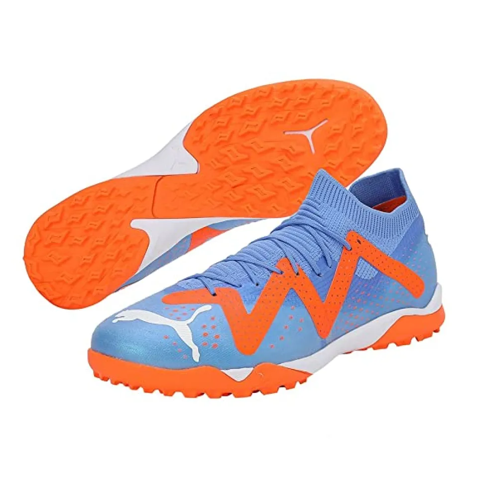 Giày đá bóng nam Puma Future Match TT màu xanh phối cam