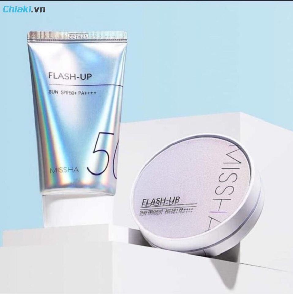 Kem chống nắng Missha bắt s&aacute;ng da Flash-up Sun SPF50+/PA++++