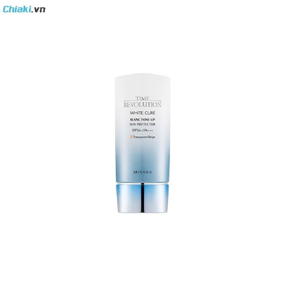 Kem chống nắng Missha n&acirc;ng t&ocirc;ng, che khuyết điểm White Cure SPF50+/PA+++