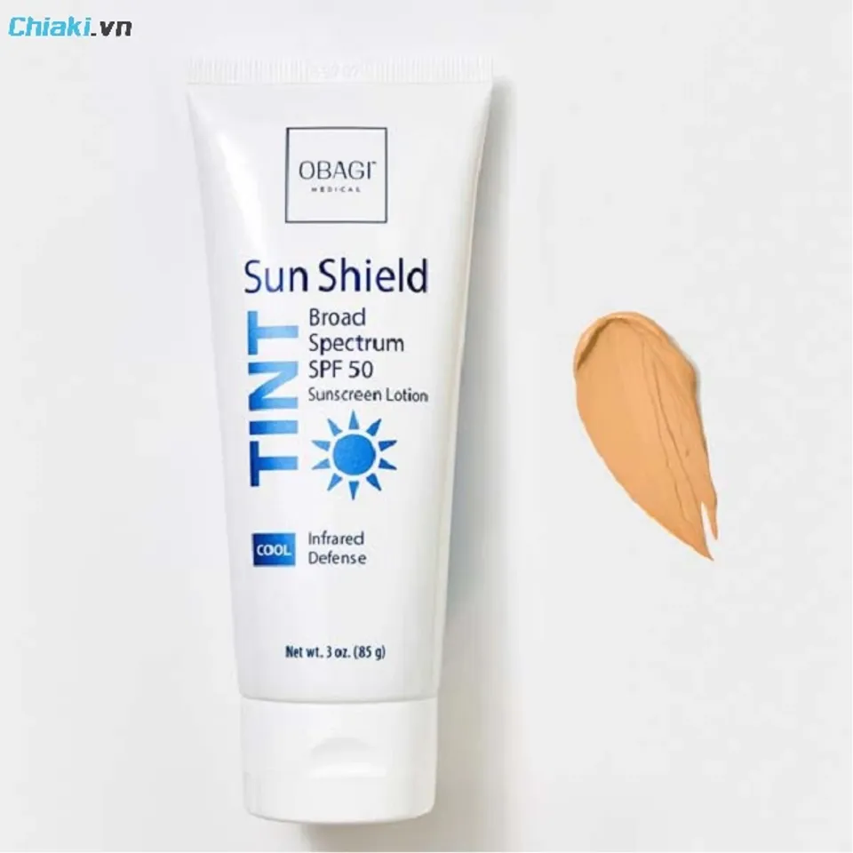 Kem chống nắng và nóng nâng tone domain authority thô Obagi Sun Shield Tint Cool