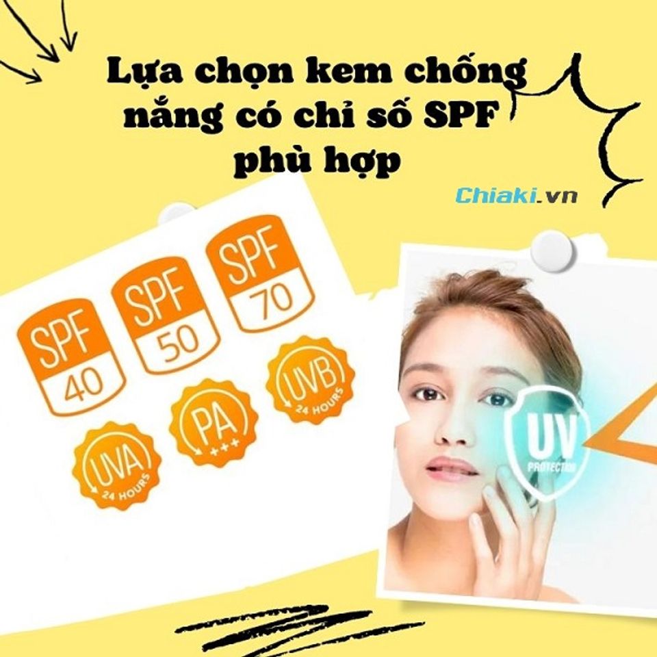 Ti&ecirc;u ch&iacute; chọn kem chống nắng SPF 50 cực chuẩn