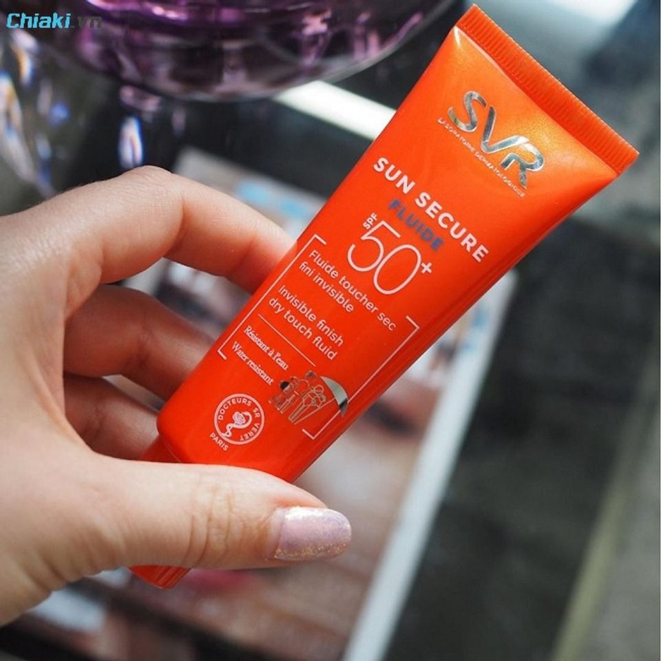 Kem chống nắng SVR Sun Secure Fluide SPF50 cho da thường, da hỗn hợp