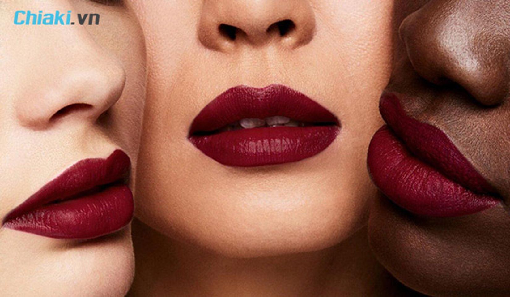 Son đỏ đậm gi&uacute;p đ&ocirc;i m&ocirc;i trở n&ecirc;n quyến rũ v&agrave; sang trọng