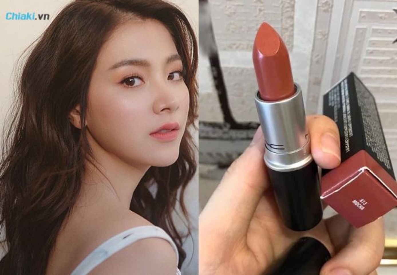 Son nude MAC Satin Lipstick m&agrave;u Mocha&nbsp;