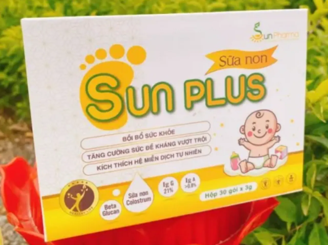Sữa non Sun Plus hỗ trợ cho bé ăn ngon, tăng đề kháng