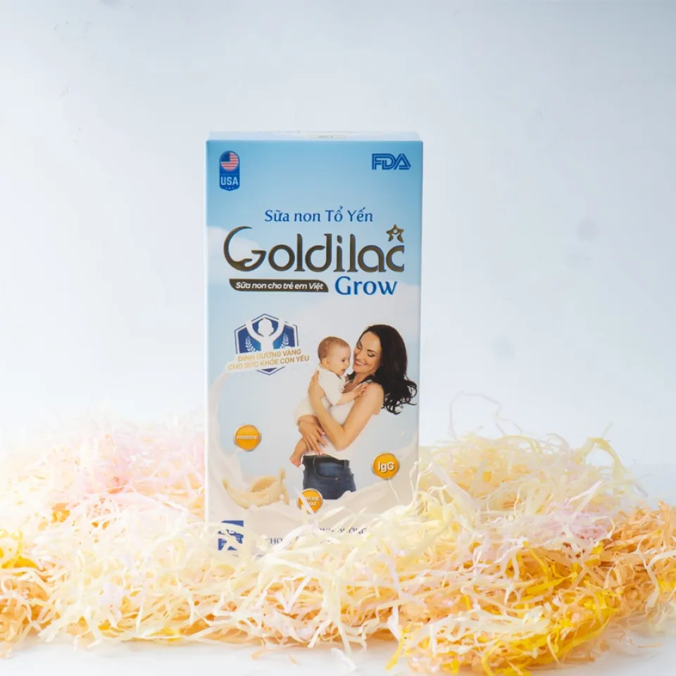 Sữa non tổ yến Goldilac Grow Pro chứa nhiều dưỡng chất cần thiết