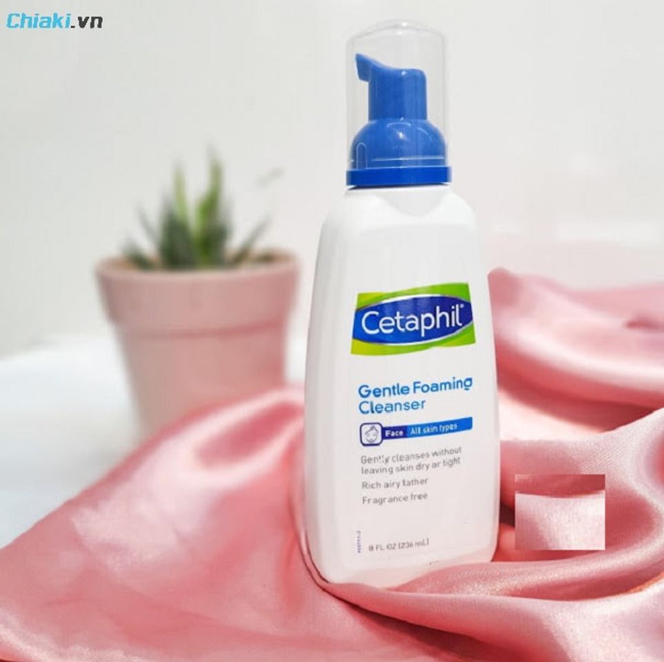 Sữa rửa mặt Cetaphil dạng bọt Gentle Foaming Cleanser