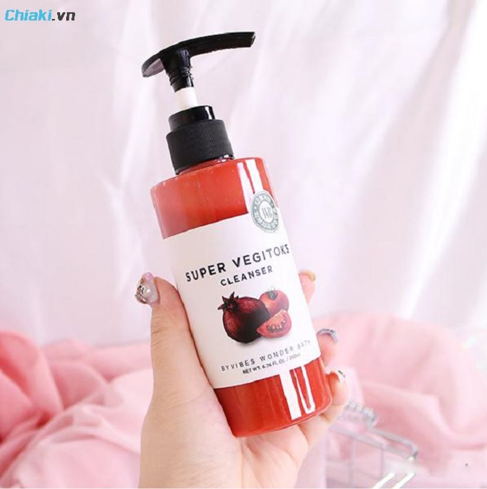 Sữa rửa mặt rau củ m&agrave;u đỏ
