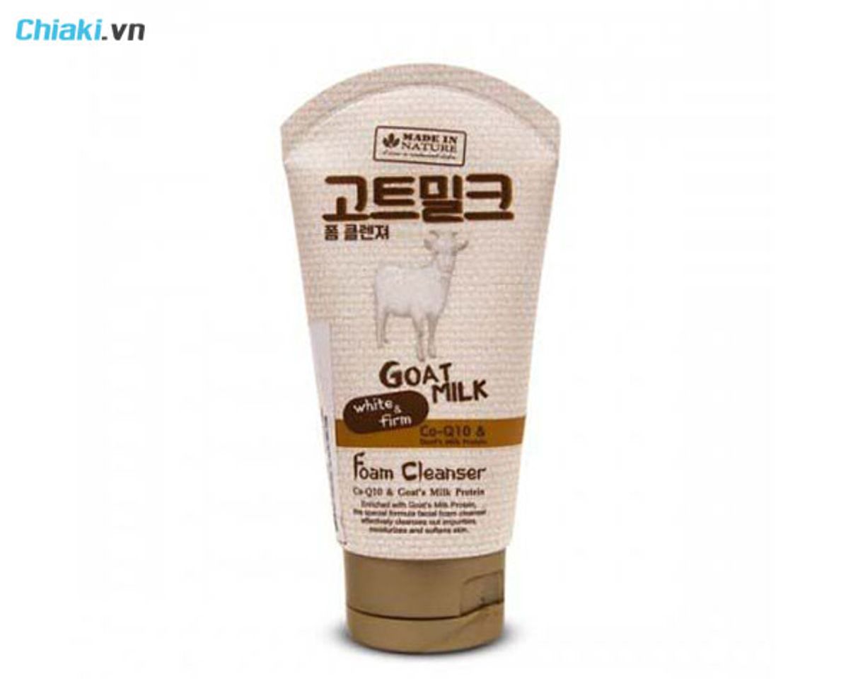 Sữa rửa mặt Th&aacute;i Lan Made in Nature Goat Milk Foam Cleanser