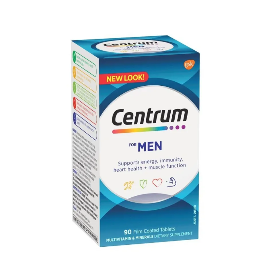 Viên uống vitamin tổng hợp cho nam Centrum For Men