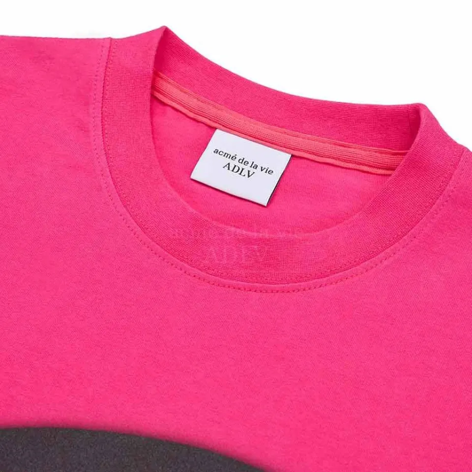Áo thun Acmé De La Vie ADLV A Stencil Logo Short Sleeve T-Shirt Pink