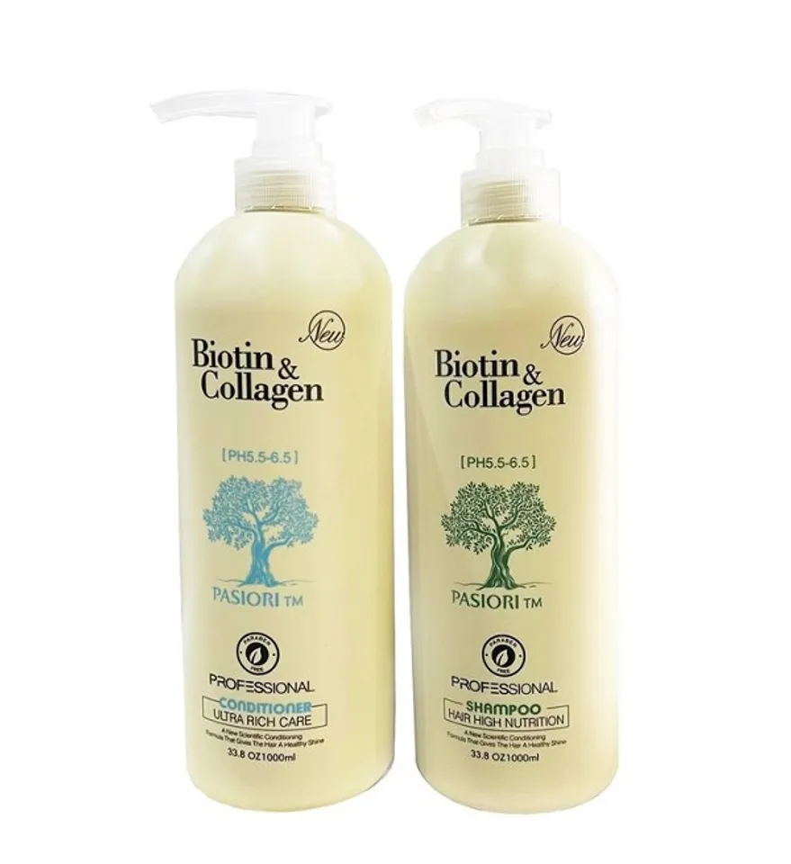 Review dầu gội ngăn rụng tóc Biotin & Collagen Vàng