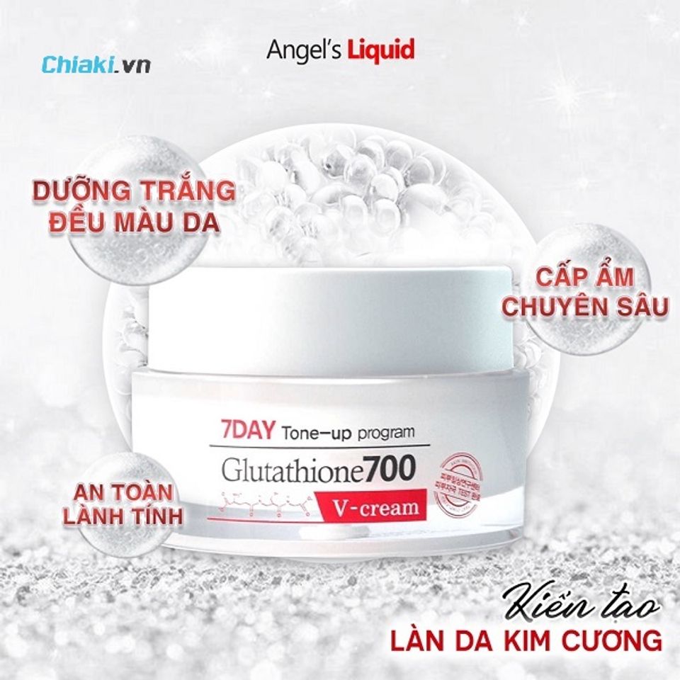 Kem 7 Day Whitening Program Glutathione s&aacute;ng da, mờ th&acirc;m