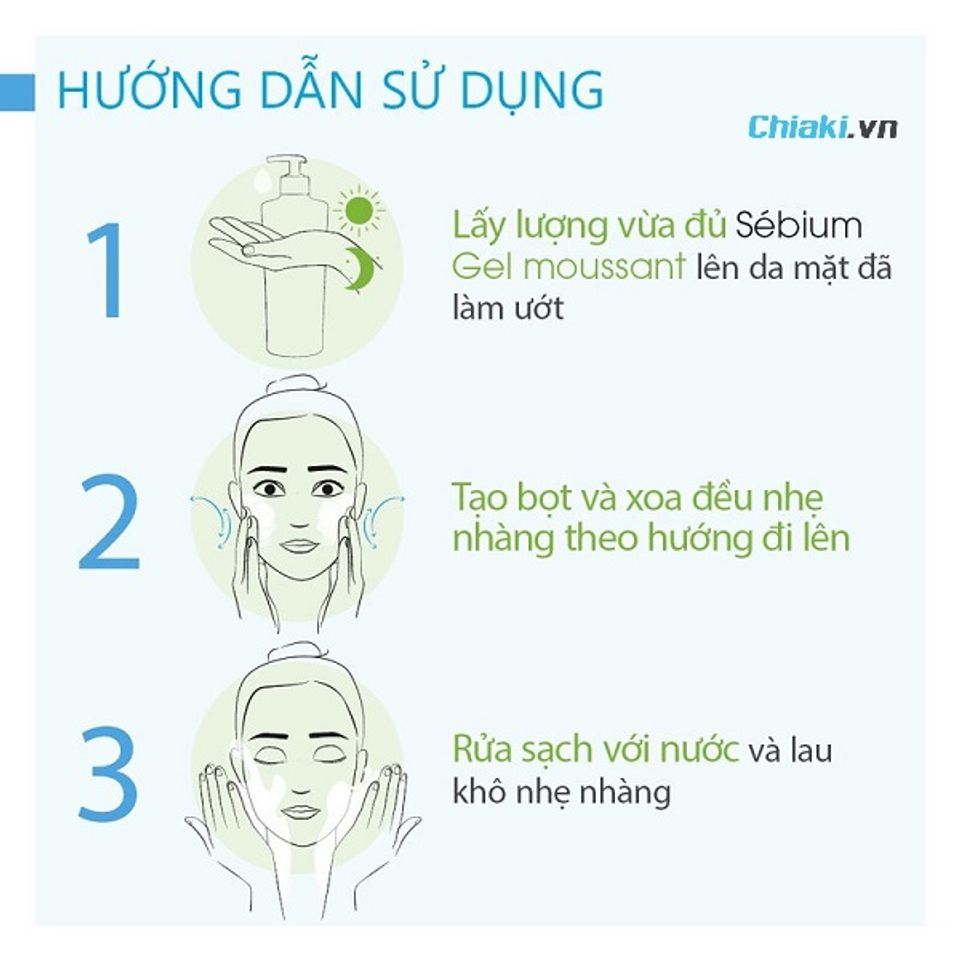 Hướng dẫn sử dụng sữa rửa mặt Bioderma&nbsp;