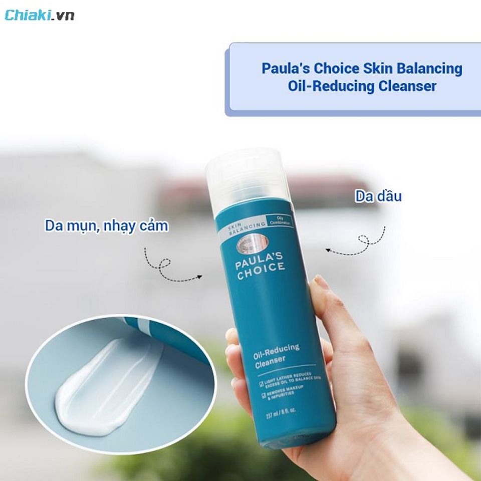 Sữa rửa mặt cho da dầu Paula&rsquo;s Choice Skin Balancing Oil-Reducing Cleanser