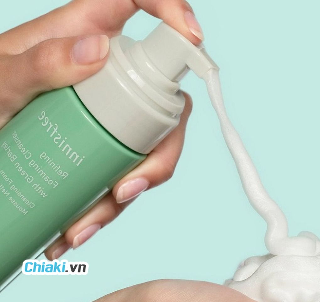 Sữa Rửa Mặt Dạng Bọt Innisfree Green Barley Bubble Cleanser