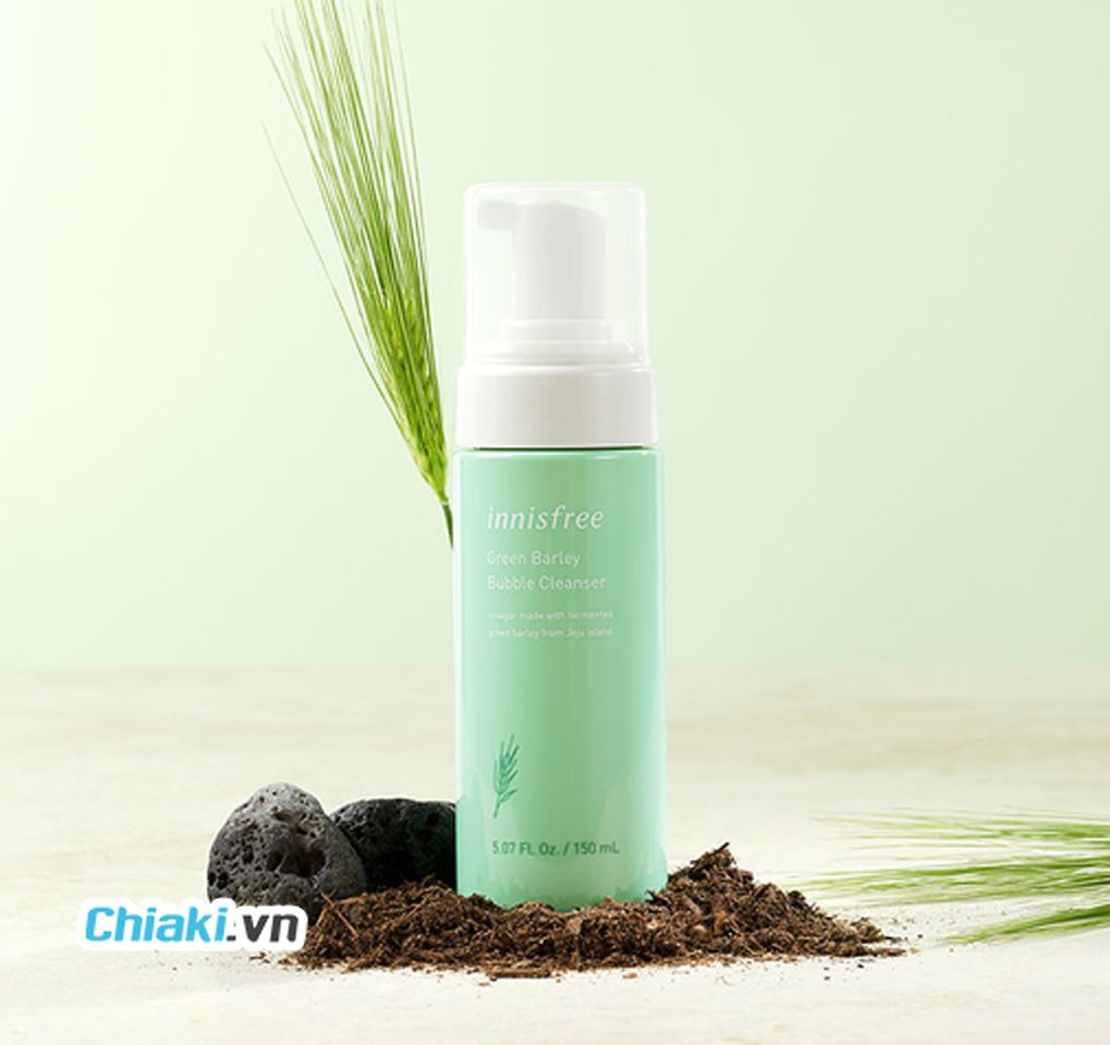 Sữa Rửa Mặt Dạng Bọt Innisfree Green Barley Bubble Cleanser