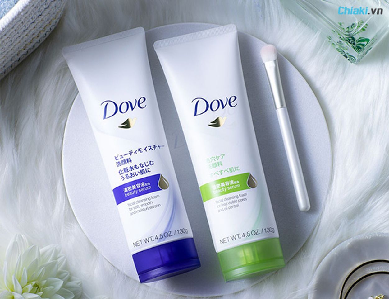 Sữa rửa mặt Dove Beauty Serum.