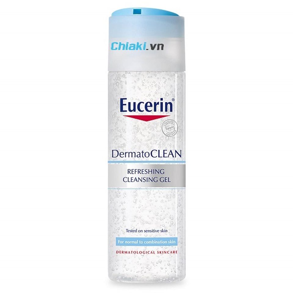 Sữa rửa mặt Eucerin Dermatoclean Refrexshing cho da nhạy cảm