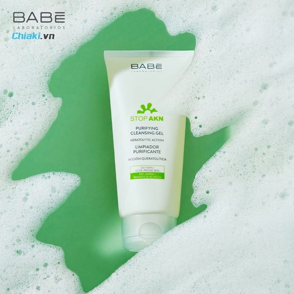 Sữa rửa mặt kiểm so&aacute;t dầu BaBe Stop Akn Purifying&nbsp;