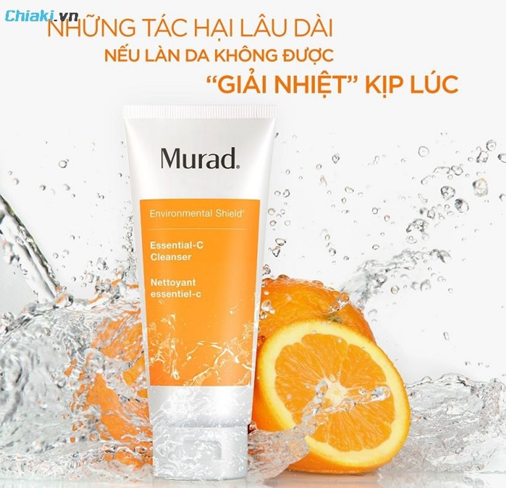Sữa rửa mặt Murad v&agrave;ng Essential C Cleanser gi&uacute;p l&agrave;m s&aacute;ng da