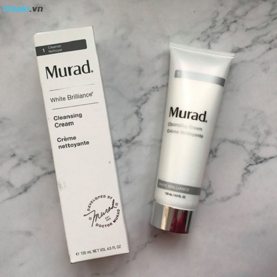 Sữa rửa mặt gi&uacute;p da đều m&agrave;u, căng b&oacute;ng Murad White Brilliance Cleansing Cream&nbsp;