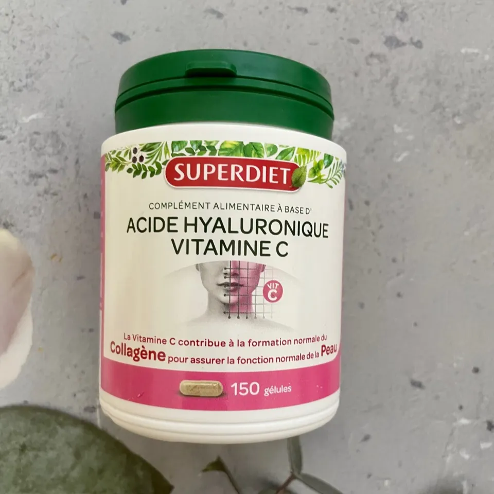 Viên uống Superdiet Hyaluronic Acid Vitamin C cho làn da căng mịn, tươi sáng