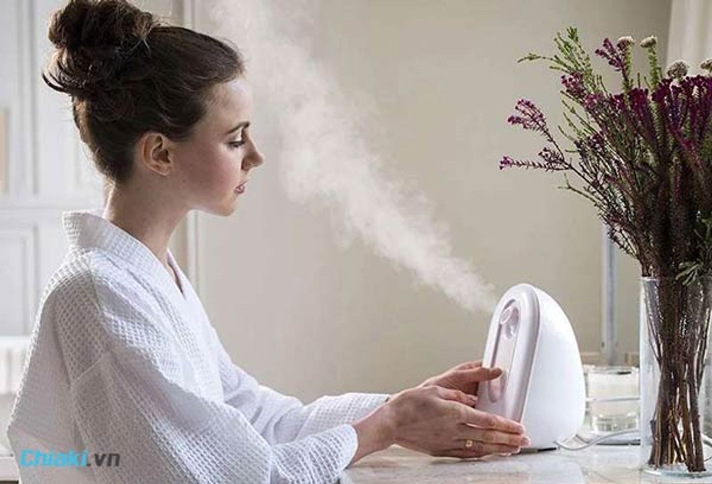 c&aacute;ch x&ocirc;ng mặt trắng da với thiết bị m&aacute;y x&ocirc;ng mặt