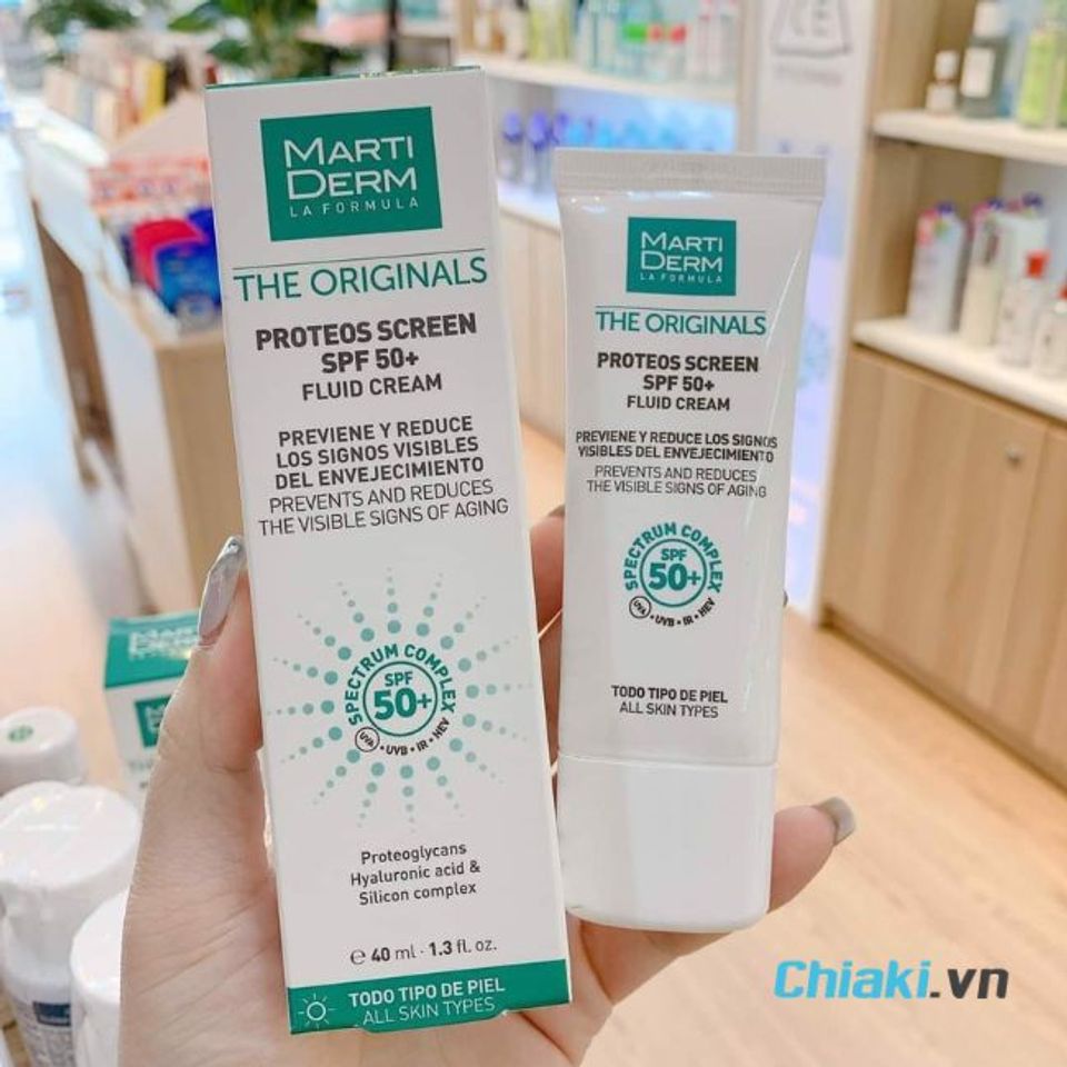 Kem chống nắng c&oacute; chống &aacute;nh s&aacute;ng xanh MartiDerm