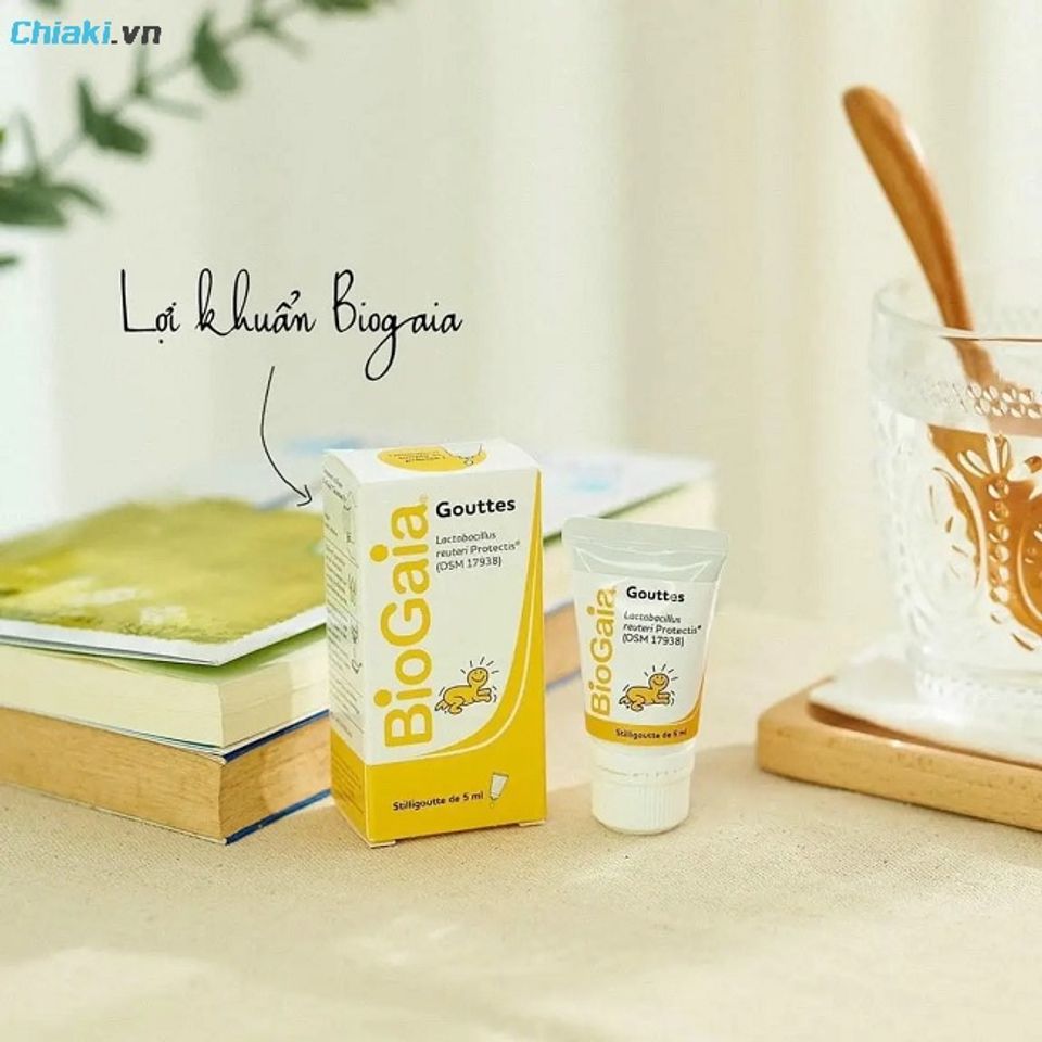 Men vi sinh của Ph&aacute;p BioGaia Gouttes dạng tu&yacute;p