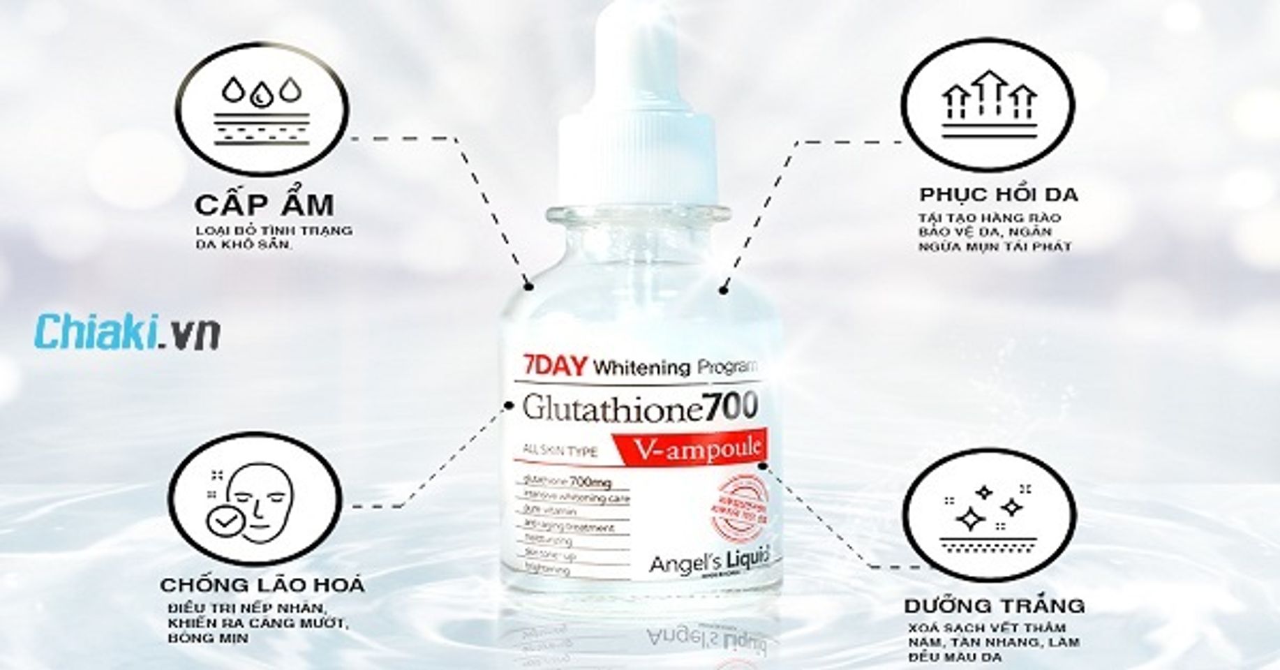 Tại sao n&ecirc;n sử dụng serum Glutathione dưỡng trắng da?