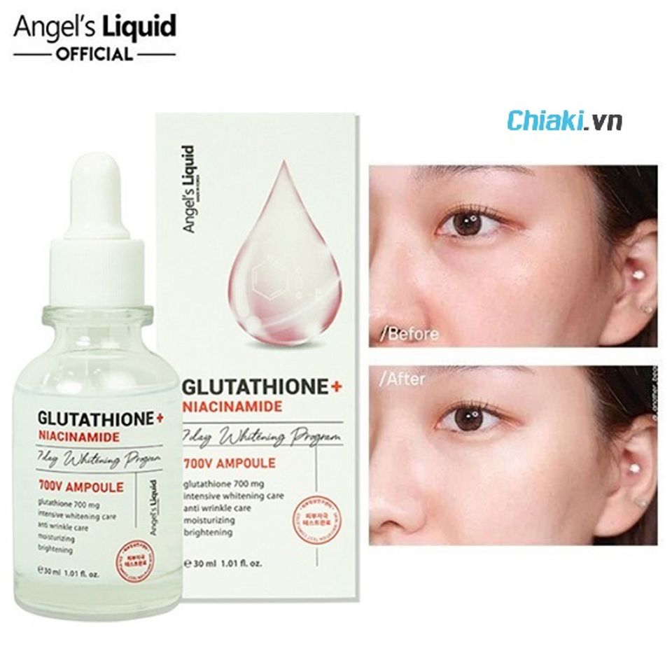 Serum Angel&rsquo;s Liquid Glutathione Niacinamide 700V-ampoule