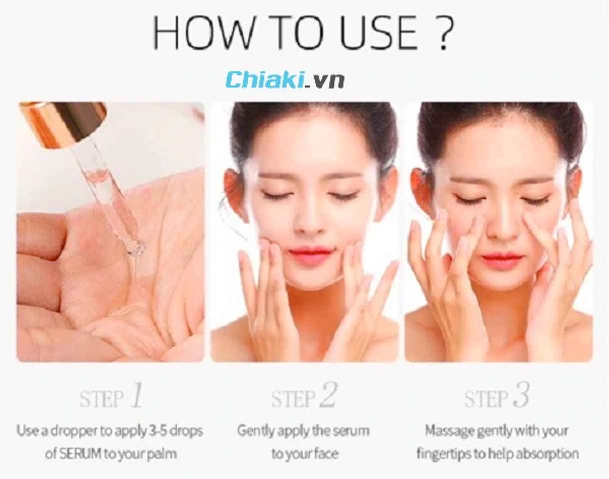 Hướng dẫn sử dụng serum Glutathione