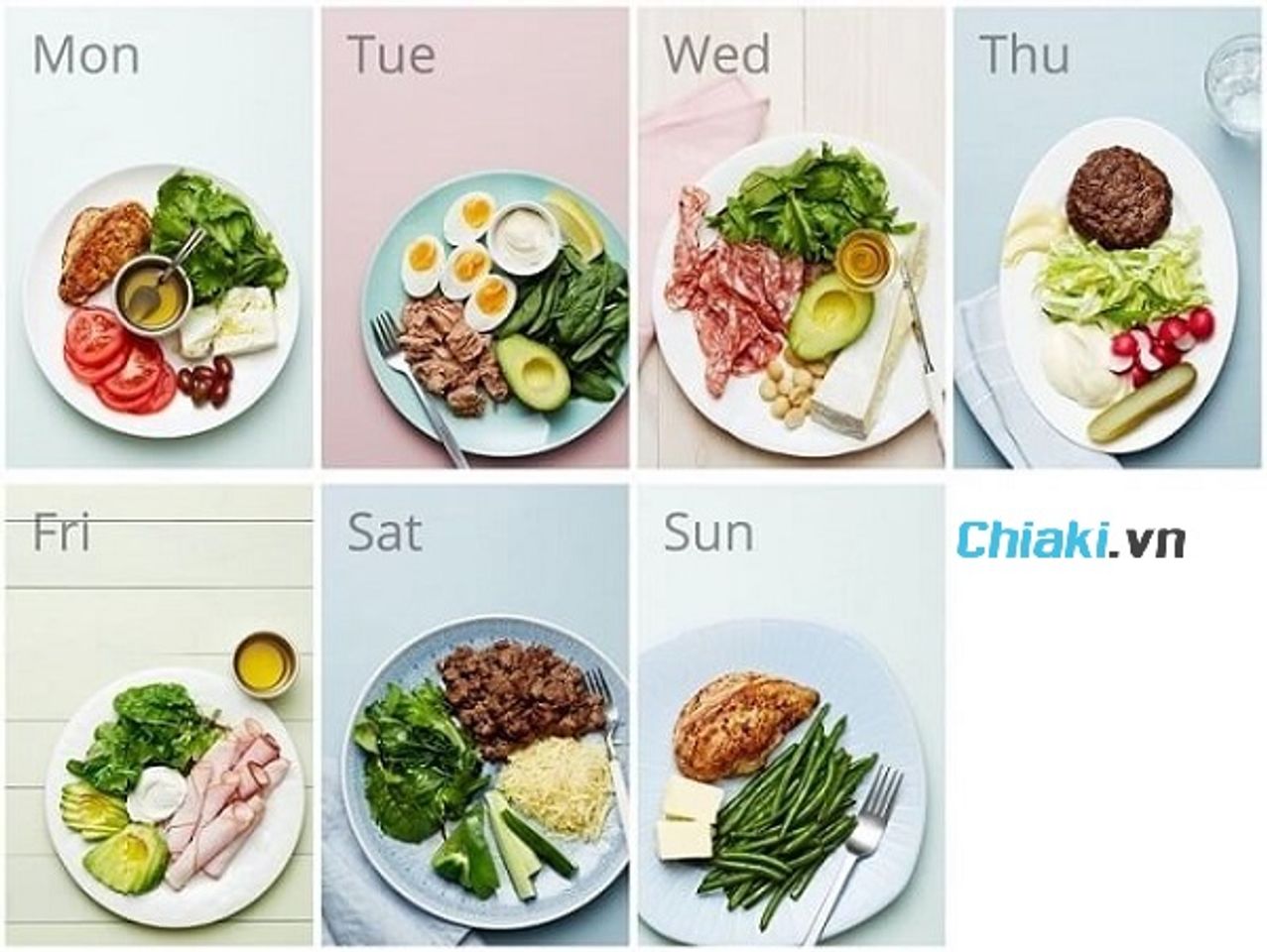 Chế độ ăn giảm c&acirc;n 7 ng&agrave;y Eat clean