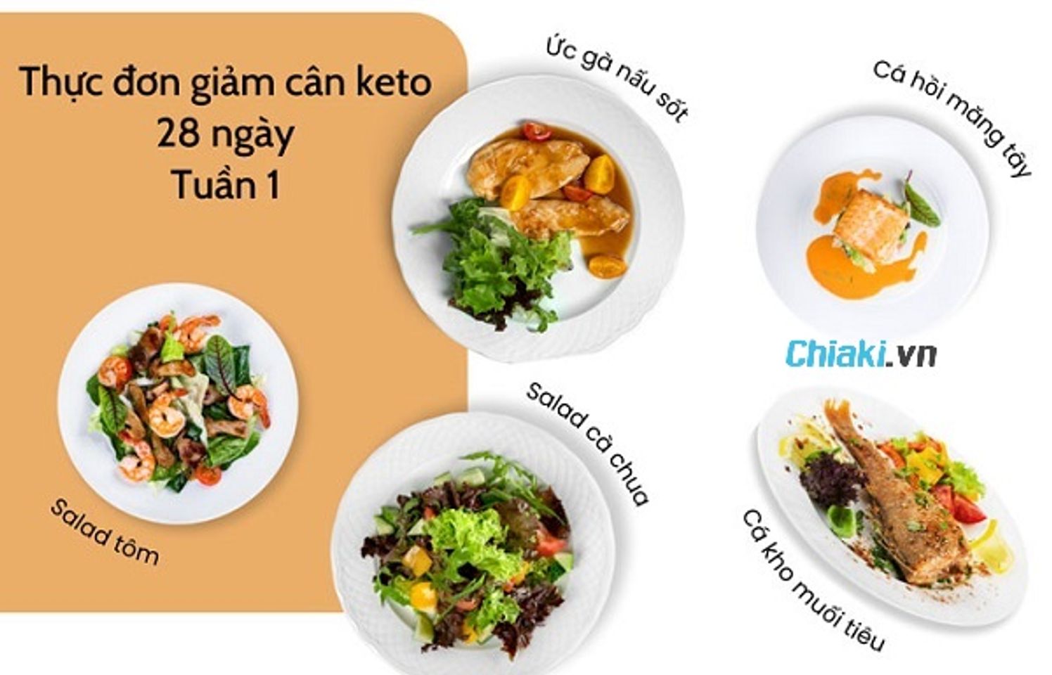 Thực đơn 7 ng&agrave;y giảm c&acirc;n theo chế độ Keto