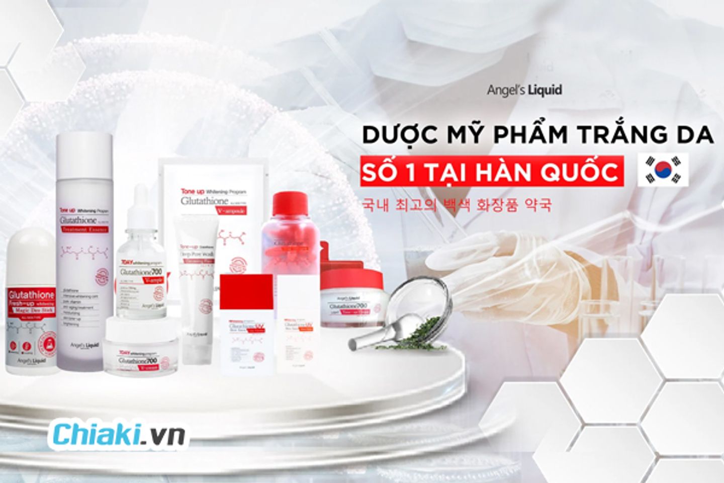 Thương hiệu dược mỹ phẩm Angel's Liquid nổi tiếng của H&agrave;n Quốc