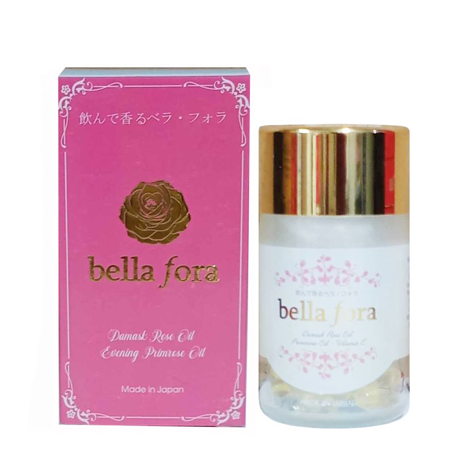 Viên uống tinh chất hoa hồng Bella Fora tạo hương toàn thân