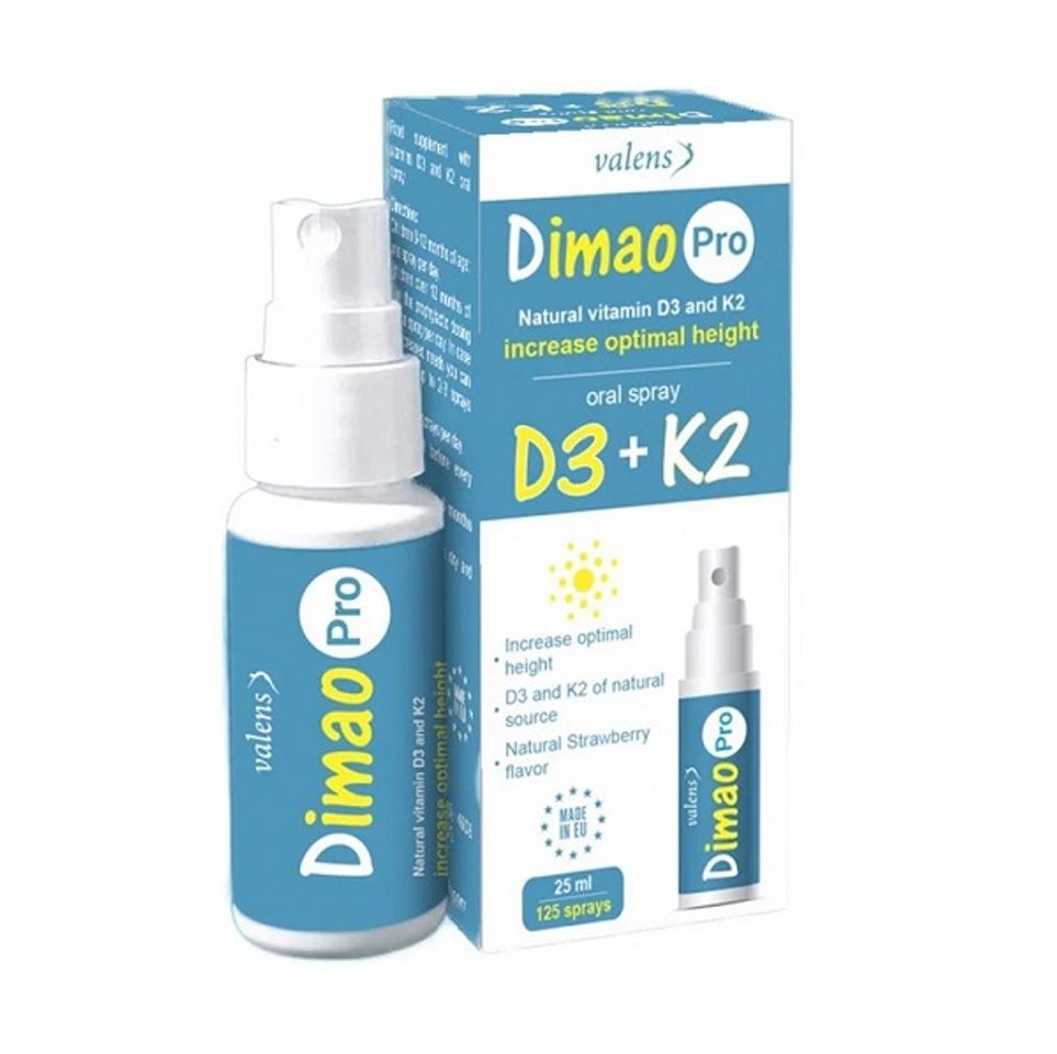 Vitamin D3 K2 dạng xịt Dimao Pro Oral Spray