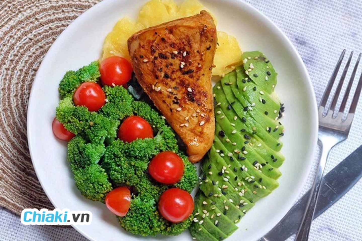 G&agrave; nướng rau củ quả giảm c&acirc;n