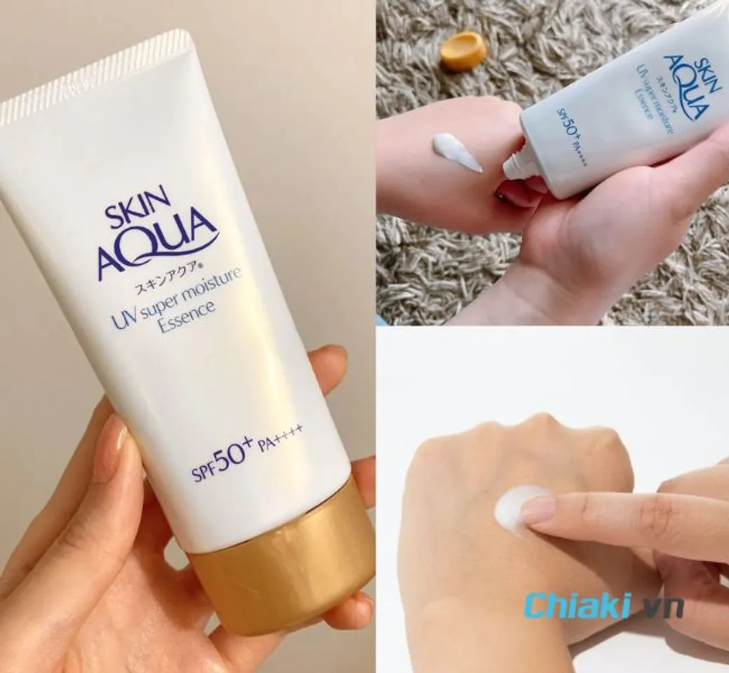 kem kháng nắng và nóng Skin Aqua UV Super Moisture Essence
