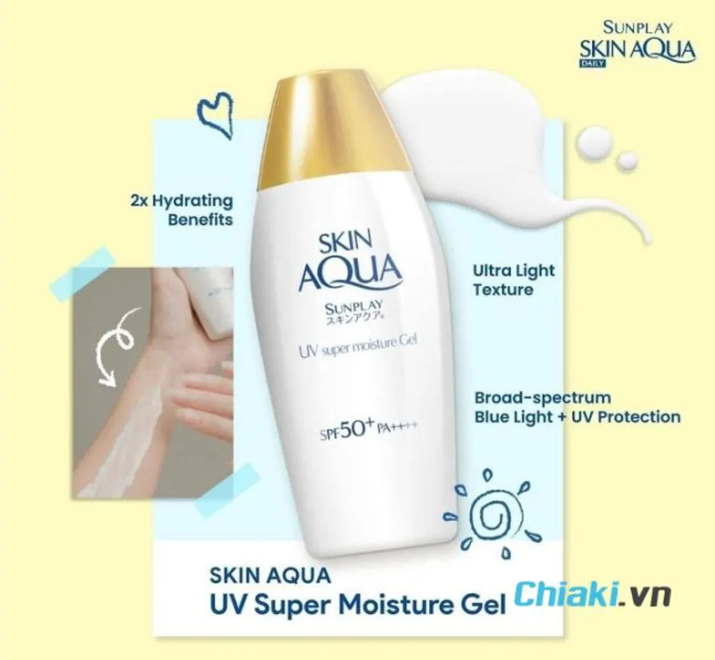 Kem kháng nắng và nóng Skin Aqua UV Super Moisture Gel