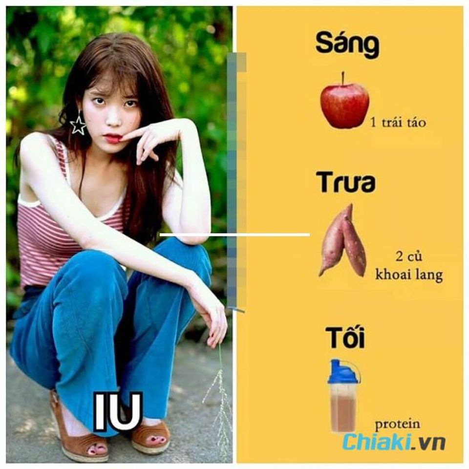 Lưu &yacute; khi ăn theo thực đơn giảm c&acirc;n của IU