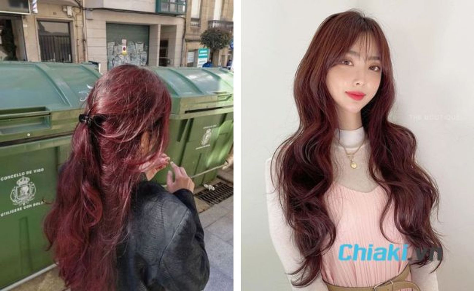 Nhuộm t&oacute;c kh&ocirc;ng cần tẩy m&agrave;u ph&uacute;c bồn tử