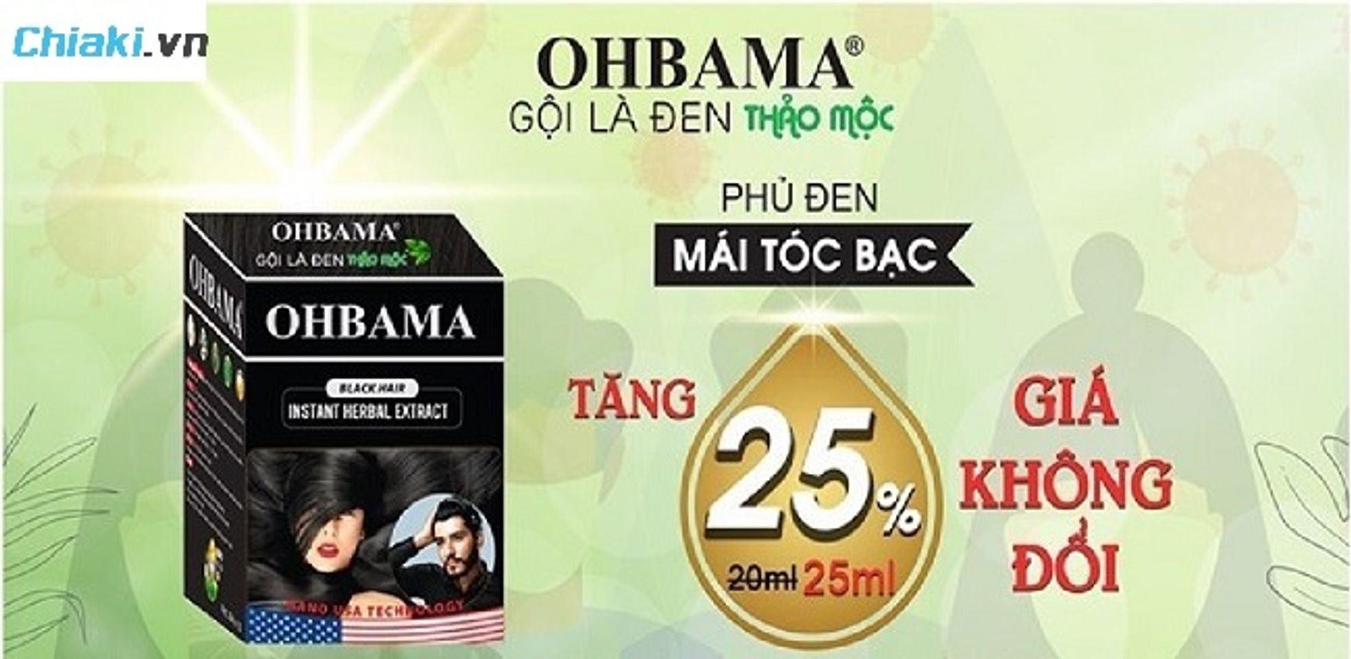 Ưu điểm dầu gội nhuộm t&oacute;c thảo dược Ohbama